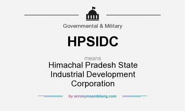 What does HPSIDC mean? It stands for Himachal Pradesh State Industrial Development Corporation