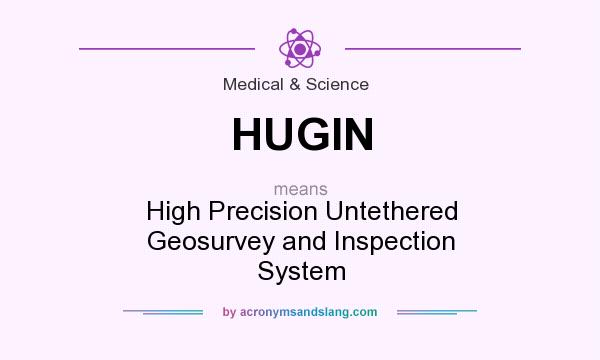 What does HUGIN mean? It stands for High Precision Untethered Geosurvey and Inspection System