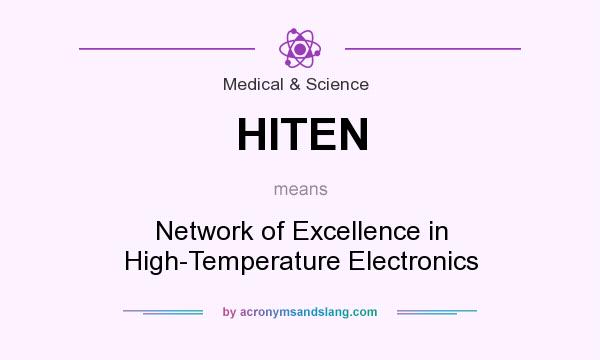 What does HITEN mean? It stands for Network of Excellence in High-Temperature Electronics
