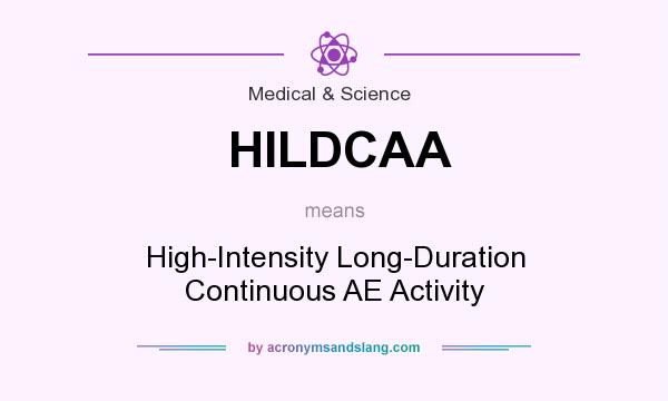 What does HILDCAA mean? It stands for High-Intensity Long-Duration Continuous AE Activity
