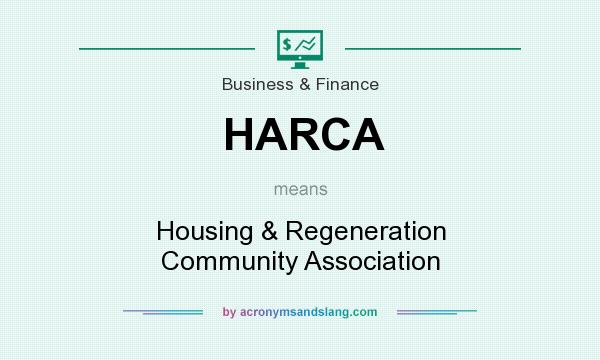 What does HARCA mean? It stands for Housing & Regeneration Community Association