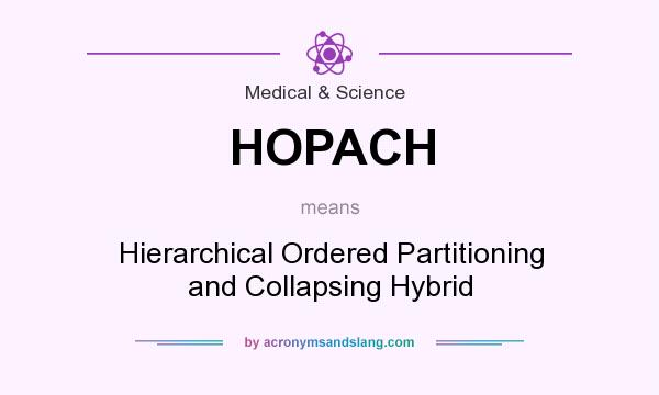 What does HOPACH mean? It stands for Hierarchical Ordered Partitioning and Collapsing Hybrid