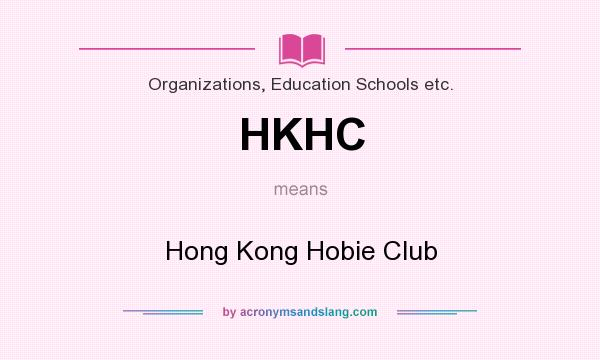 What does HKHC mean? It stands for Hong Kong Hobie Club
