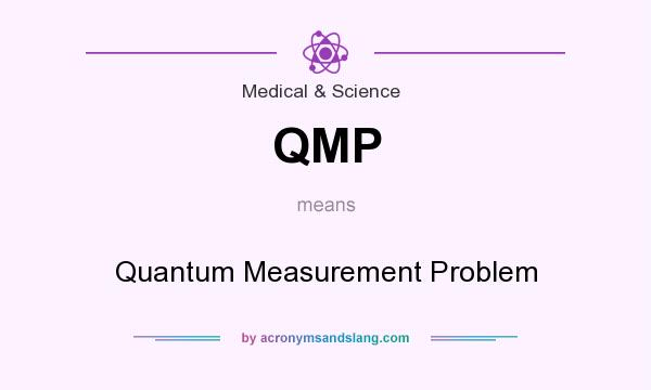 What does QMP mean? It stands for Quantum Measurement Problem