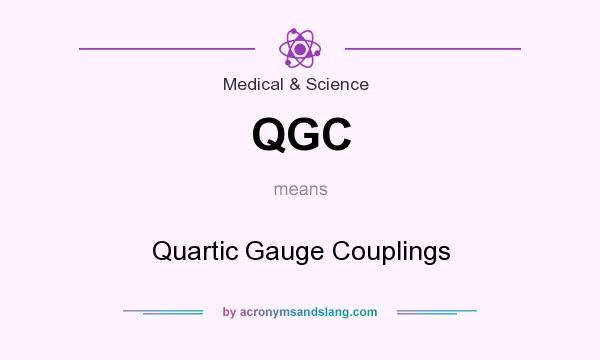 What does QGC mean? It stands for Quartic Gauge Couplings
