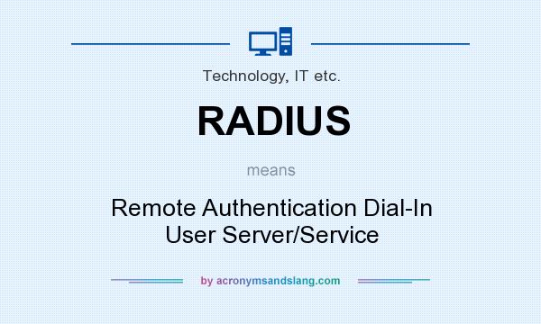 What does RADIUS mean? It stands for Remote Authentication Dial-In User Server/Service