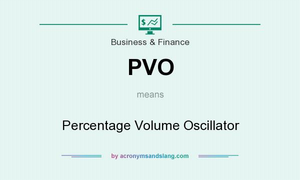 What does PVO mean? It stands for Percentage Volume Oscillator