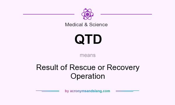 What does QTD mean? It stands for Result of Rescue or Recovery Operation