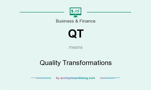 What does QT mean? It stands for Quality Transformations