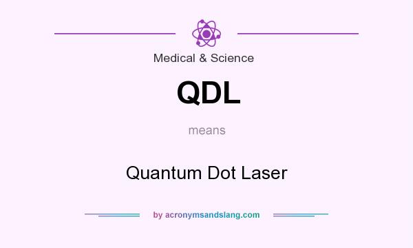 What does QDL mean? It stands for Quantum Dot Laser