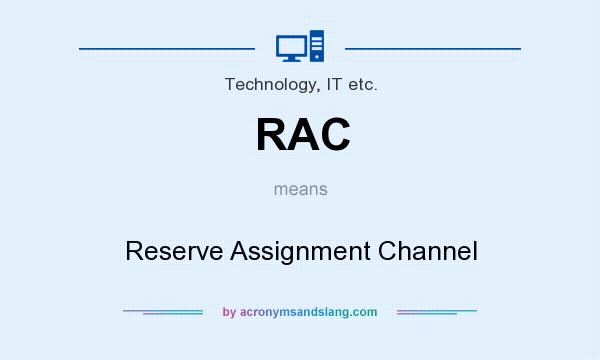 What does RAC mean? It stands for Reserve Assignment Channel