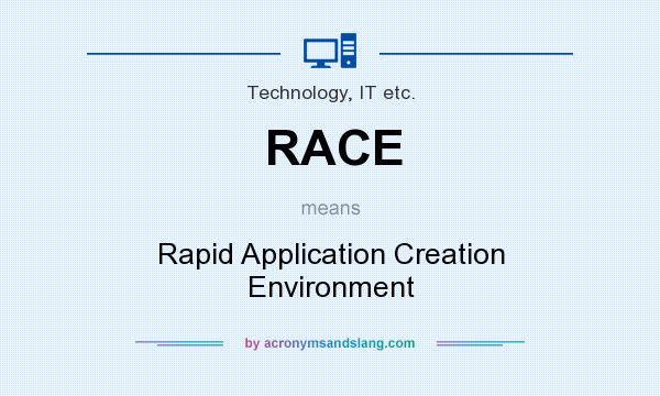 What does RACE mean? It stands for Rapid Application Creation Environment