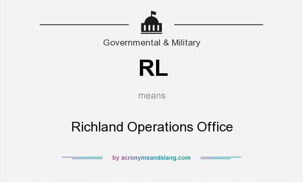 What does RL mean? It stands for Richland Operations Office