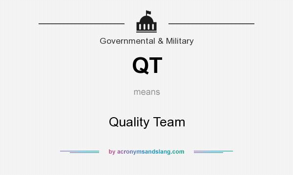 What does QT mean? It stands for Quality Team