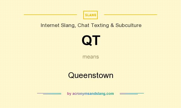 What does QT mean? It stands for Queenstown