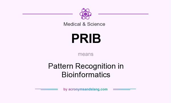 What does PRIB mean? It stands for Pattern Recognition in Bioinformatics