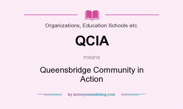 What does QCIA mean? It stands for Queensbridge Community in Action