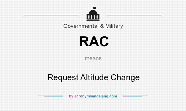 What does RAC mean? It stands for Request Altitude Change