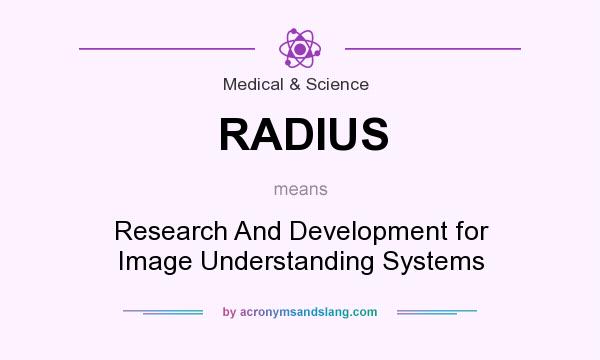 What does RADIUS mean? It stands for Research And Development for Image Understanding Systems