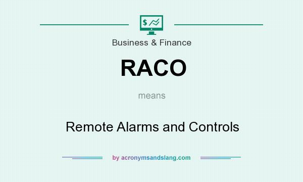 What does RACO mean? It stands for Remote Alarms and Controls