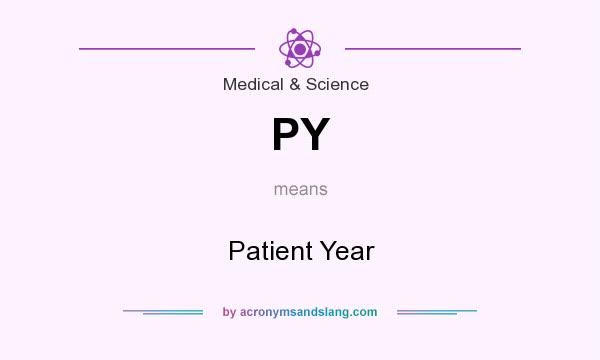 What does PY mean? It stands for Patient Year