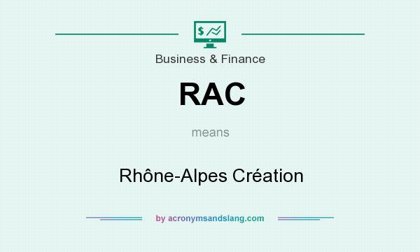 What does RAC mean? It stands for Rhône-Alpes Création