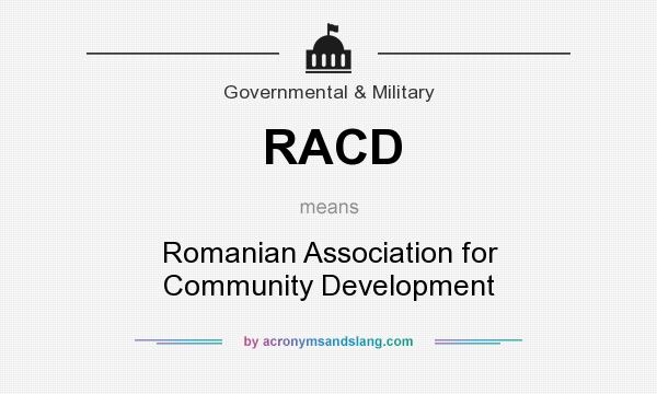 What does RACD mean? It stands for Romanian Association for Community Development