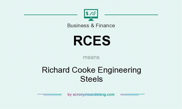 What does RCES mean? It stands for Richard Cooke Engineering Steels