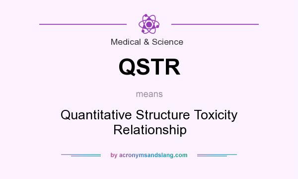 What does QSTR mean? It stands for Quantitative Structure Toxicity Relationship