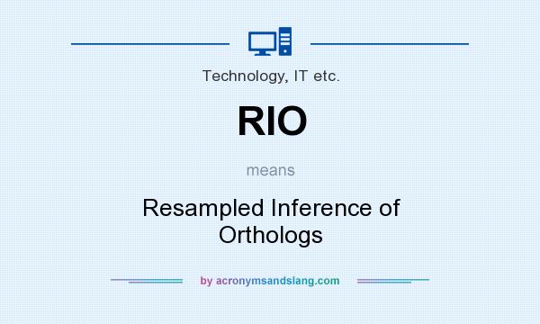 What does RIO mean? It stands for Resampled Inference of Orthologs