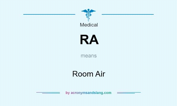 What does RA mean? It stands for Room Air