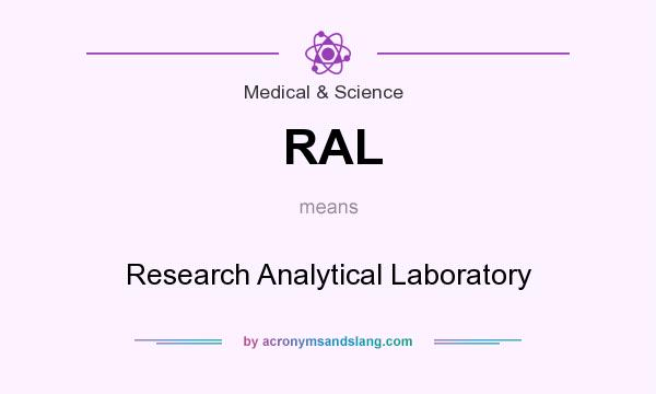 What does RAL mean? It stands for Research Analytical Laboratory