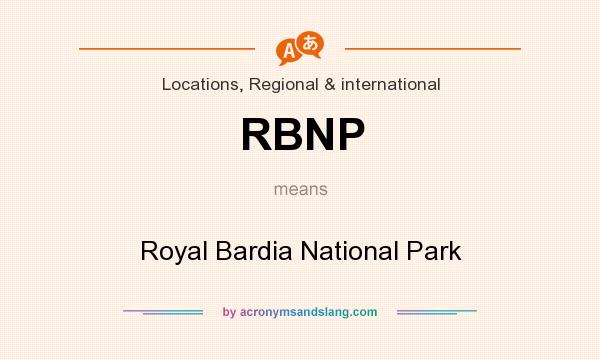 What does RBNP mean? It stands for Royal Bardia National Park