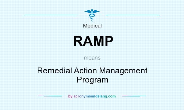 What does RAMP mean? It stands for Remedial Action Management Program
