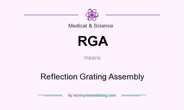 What does RGA mean? It stands for Reflection Grating Assembly