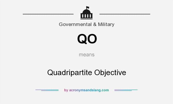 What does QO mean? It stands for Quadripartite Objective