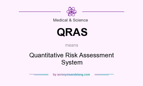 What does QRAS mean? It stands for Quantitative Risk Assessment System