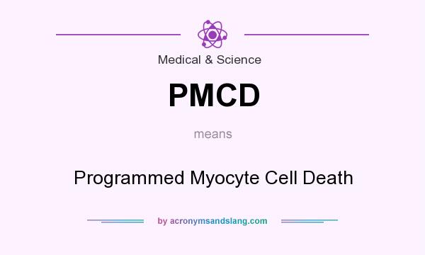 What does PMCD mean? It stands for Programmed Myocyte Cell Death