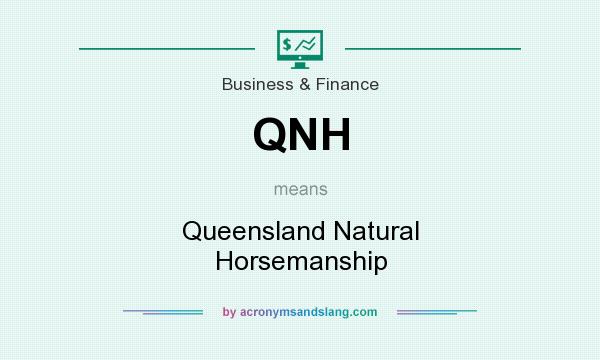 What does QNH mean? It stands for Queensland Natural Horsemanship