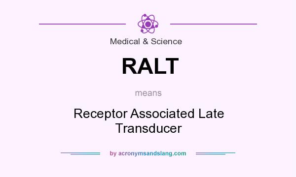 What does RALT mean? It stands for Receptor Associated Late Transducer