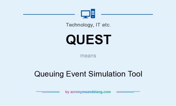 What does QUEST mean? It stands for Queuing Event Simulation Tool
