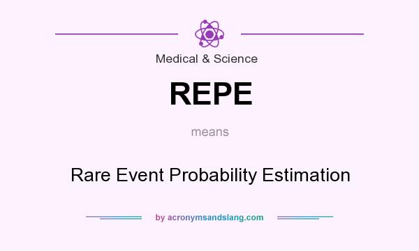 What does REPE mean? It stands for Rare Event Probability Estimation