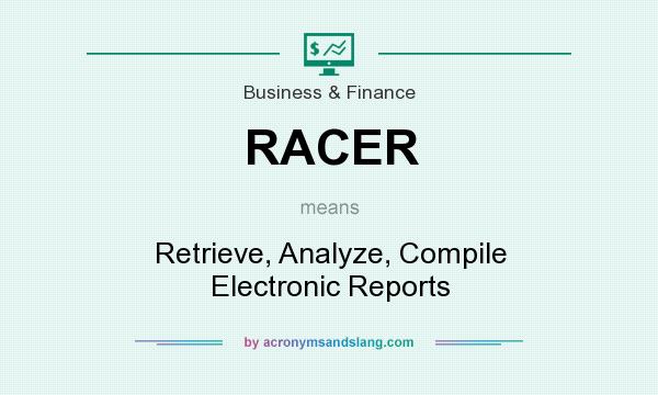 What does RACER mean? It stands for Retrieve, Analyze, Compile Electronic Reports