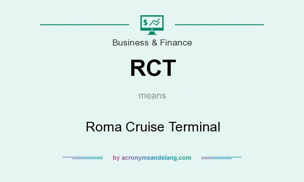 What does RCT mean? It stands for Roma Cruise Terminal