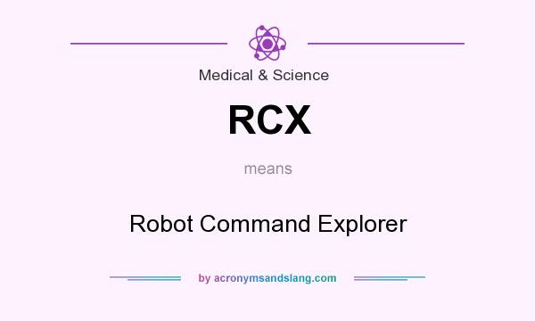 What does RCX mean? It stands for Robot Command Explorer