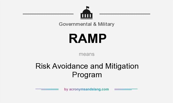 What does RAMP mean? It stands for Risk Avoidance and Mitigation Program