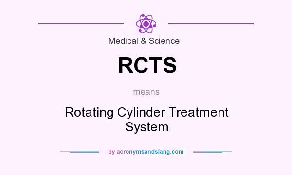 What does RCTS mean? It stands for Rotating Cylinder Treatment System