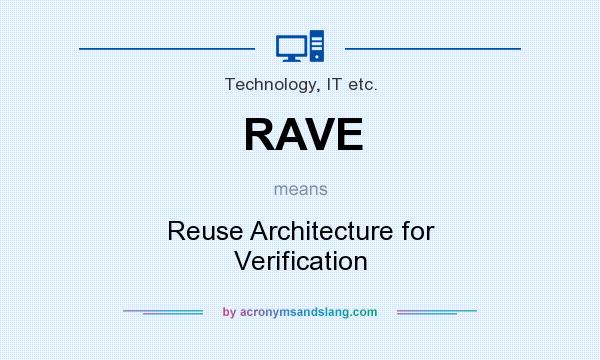 What does RAVE mean? It stands for Reuse Architecture for Verification