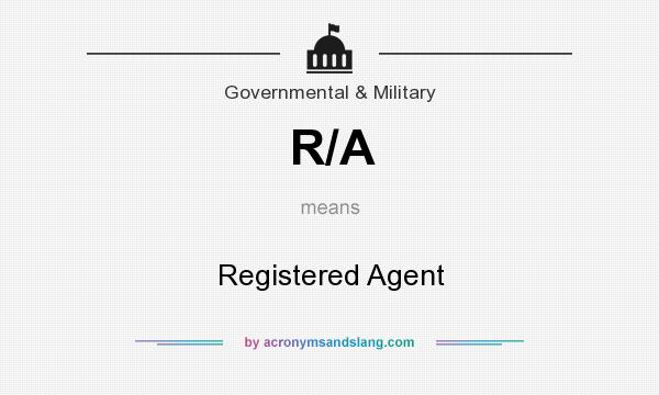 What does R/A mean? It stands for Registered Agent