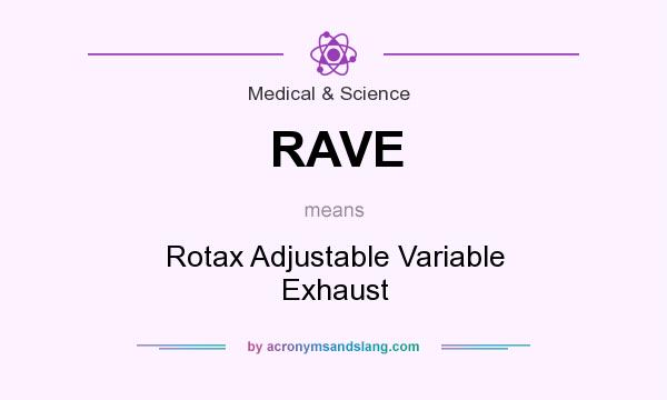 What does RAVE mean? It stands for Rotax Adjustable Variable Exhaust